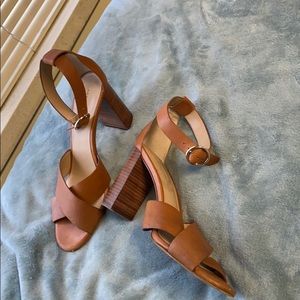 Brown Strappy Heels